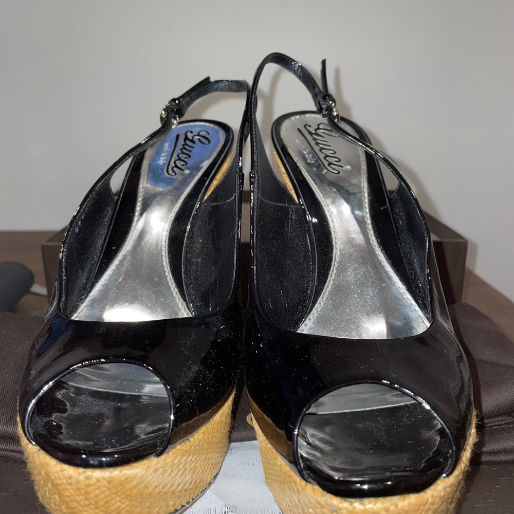 Gucci Vitelli Vernice Nero